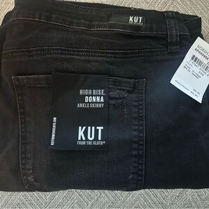 Kut from the Kloth Distressed Black Jeans